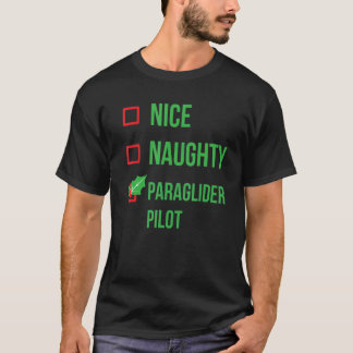 Paraglider Pilot Funny Pajama Weihnachten T-Shirt