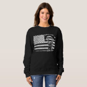 Paraglider Skydiver Us Flag Patriotic Paramotor Pi Sweatshirt (Vorne ganz)