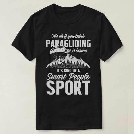 Paraglider Smart Funny Paragliding Paramotor Desig T-Shirt (Design vorne)