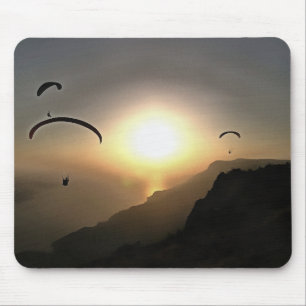 Paragliders Wanderlust Extreme Sports Art Mousepad