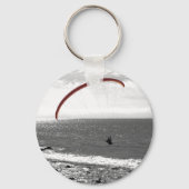Paragliding By The Ocean Keychain Schlüsselanhänger (Vorderseite)