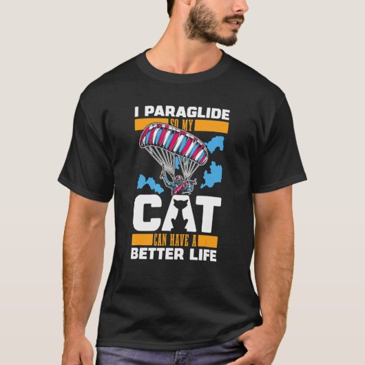 Paragliding Cat Hanggliding Aerial Sports Glider P T-Shirt (Vorderseite)