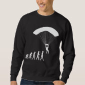 Paragliding Evolution Parachute Air Sport Skipper Sweatshirt (Vorderseite)