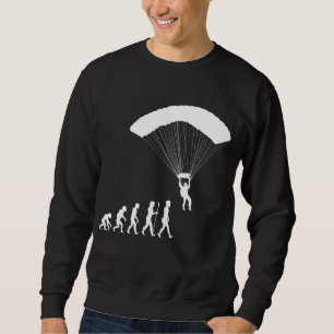 Paragliding Evolution Parachute Air Sport Skipper Sweatshirt