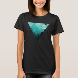 Paragliding Extremsport Geometrie I Natur T-Shirt