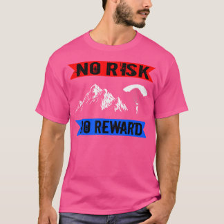 Paragliding Fallschirm Kein Risiko kein Gewinn Par T-Shirt
