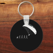 Paragliding Fallschirmfallschirme Höhenflüge Evolu Schlüsselanhänger (Vorderseite)