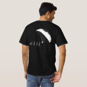 Paragliding Fallschirmfallschirme Höhenflüge Evolu T-Shirt (Schwarz voll)