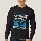 Paragliding For Paraglider Paragliding Enthusiast Sweatshirt (Vorderseite)
