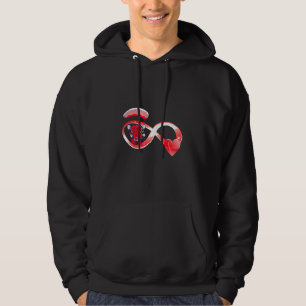 Paragliding Forever Infinity Heart Liebe Paraglide Hoodie