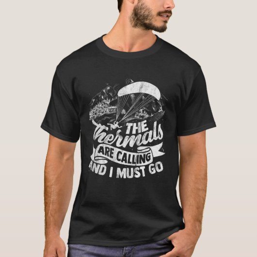 Paragliding Gleiter Extrem Paramotor Skydiving D T-Shirt (Vorderseite)