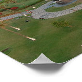 Paragliding in Peru Poster (Ecke)