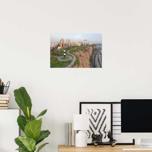 Paragliding in Peru Poster (Heimbüro)