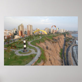 Paragliding in Peru Poster