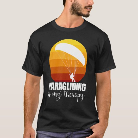 Paragliding Is My Therapy   Women Paraglider Adven T-Shirt (Vorderseite)