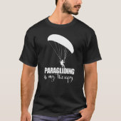 Paragliding Is My Therapy  Women Paraglider Advent T-Shirt (Vorderseite)