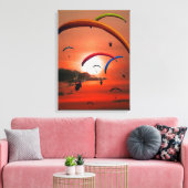 Paragliding Leinwanddruck (Insitu (Wohnzimmer))
