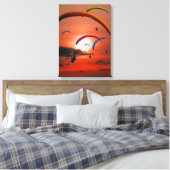 Paragliding Leinwanddruck (Insitu (Schlafzimmer))
