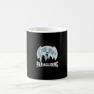 Paragliding Mond Paragleiter Abenteuer Draufgänger Kaffeetasse