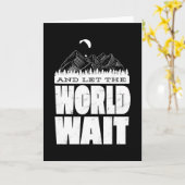 Paragliding Para Paraglider Karte (Gelbe Blume)