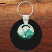 Paragliding Paraglider Schlüsselanhänger (Vorderseite)