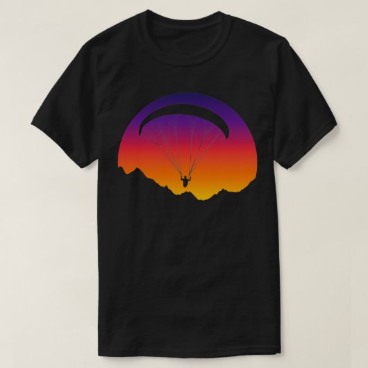 Paragliding Paragliding Paragliding T-Shirt (Design vorne)