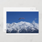 Paragliding Postkarte (Vorne/Hinten)