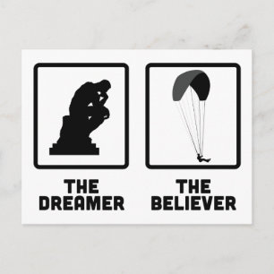 Paragliding Postkarte