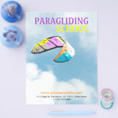 PARAGLIDING SCHOOL - template flyer (Einzeln)