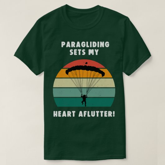 Paragliding-Shirt-Design T-Shirt (Design vorne)