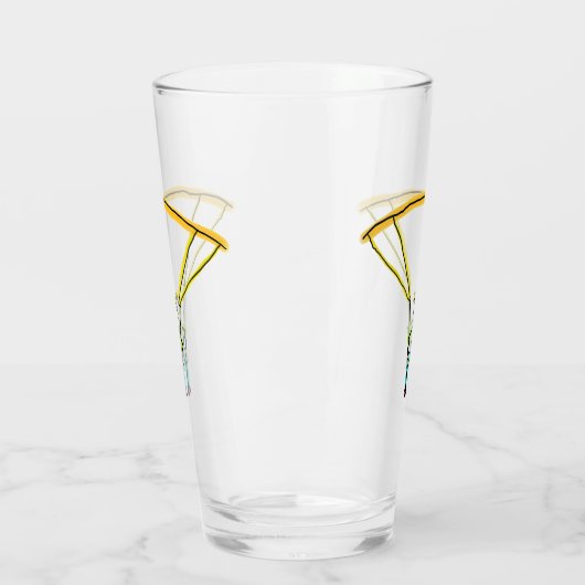 Paragliding Stickman Glas (Links)