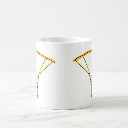 Paragliding Stickman Kaffeetasse (Mittel)