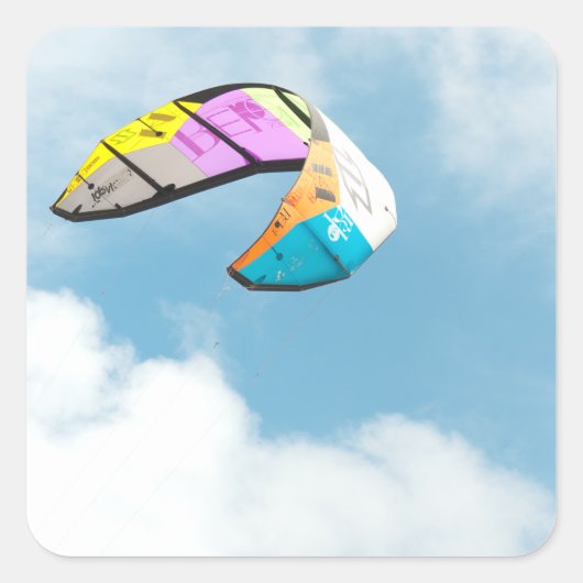 PARAGLIERUNG QUADRATISCHER AUFKLEBER (Vorderseite)