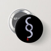Paragraph Gesetz Blut Blutstropfen Button (Vorne & Hinten)