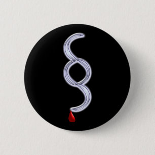 Paragraph Gesetz Blut Blutstropfen Button
