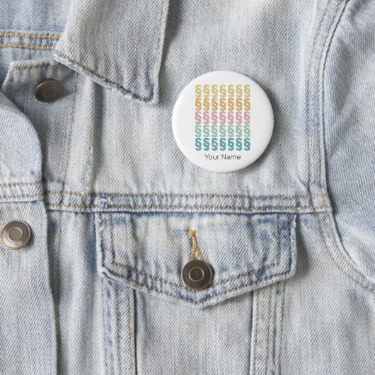 Paragraphen Vintag Law Student Anwalt oder Anwalt Button (Beispiel)