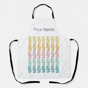 Paragraphen Vintag Law Student Anwalt oder Anwalt Schürze