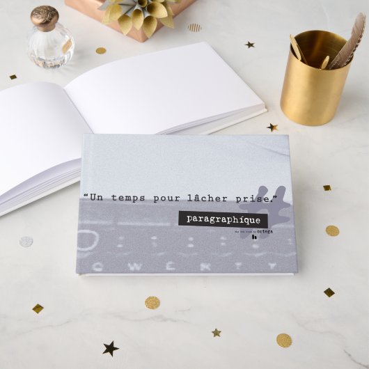 Paragraphíque Blank Book Gästebuch (Vorderseite Offen)