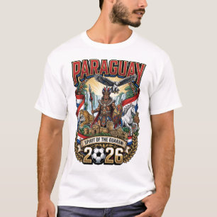 Paraguay 2026 Fan-T-Shirt T-Shirt