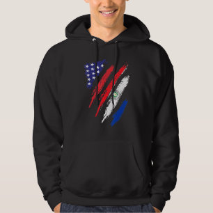 Paraguay-Amerikanische Flagge USA Patriot-Erbe Hoodie