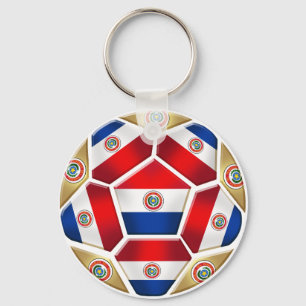 Paraguay-Ball 2010 2014 Fußballgeschenke Schlüsselanhänger