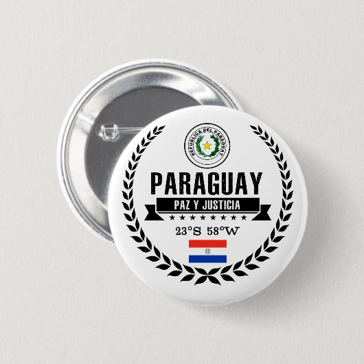 Paraguay Button (Vorne & Hinten)