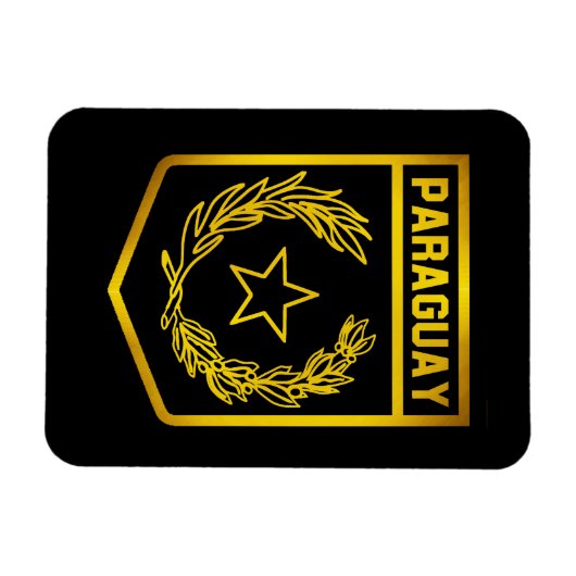 Paraguay Emblem Magnet (Horizontal)