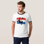 Paraguay-Fahrrad-Tritt T-Shirt (Vorne ganz)