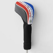 Paraguay Flag Gorgetic Patriotic Golf Headcover (angewinkelt)