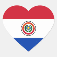 Paraguay Flag Heftsticker