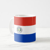 Paraguay Flag Keramik Kaffee Tasse (Vorderseite Links)