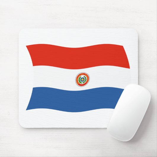 Paraguay Flag Mousepad (Mit Mouse)