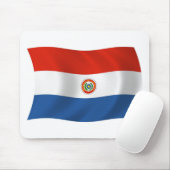 Paraguay Flag Mousepad (Mit Mouse)