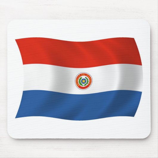Paraguay Flag Mousepad (Vorne)